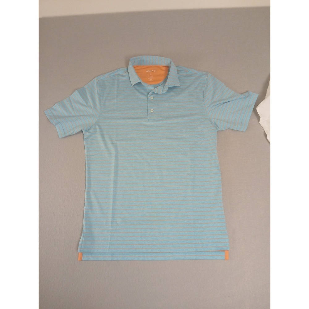 johnnie-O Newton Striped Jersey Performance Polo Size‎ Small EUC
